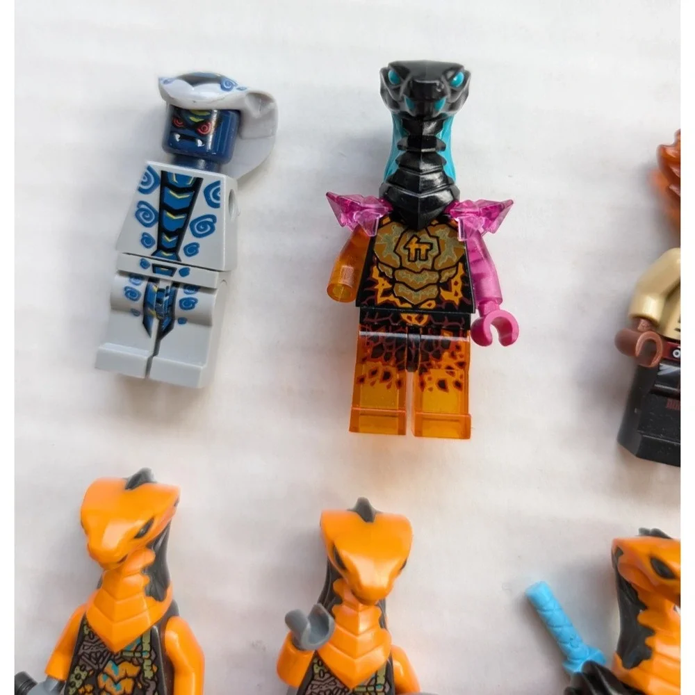 Lego Ninjago Minifigures Lot of 10 READ Snake Cobra Mechanic Jay Lloyd Boa +